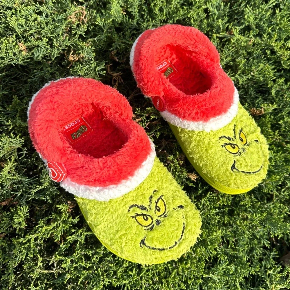 Crocs‎ x The Grinch Little Kids Classic Lined Clogs Little Kids Size 13 Shoes